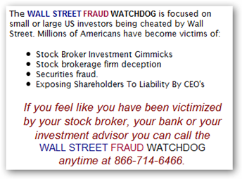 watchdog on wall street watchdog on wall street